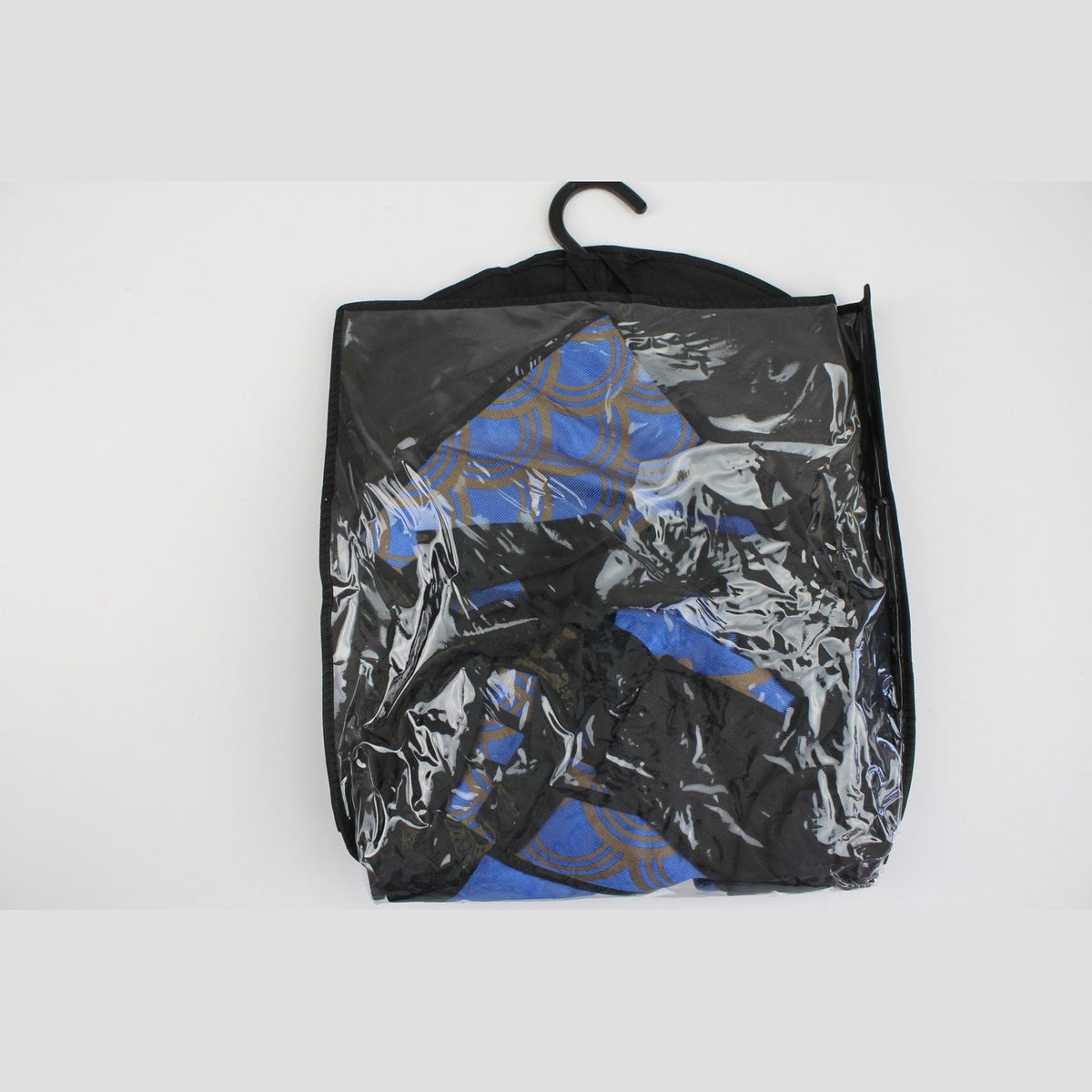 Costume de ninja luxe noir et bleu, adulte — vue 3