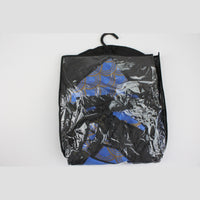Costume de ninja luxe noir et bleu, adulte — vue 3