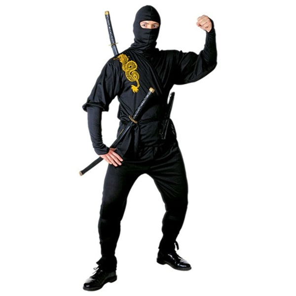 Costume de ninja noir, homme