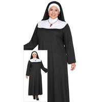 Costume de nonne noir et blanc, adulte — vue 3