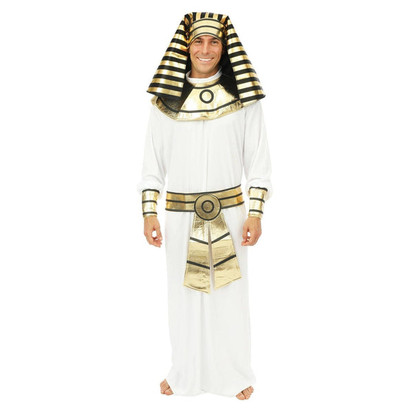 Costume de pharaon blanc ou noir, adulte