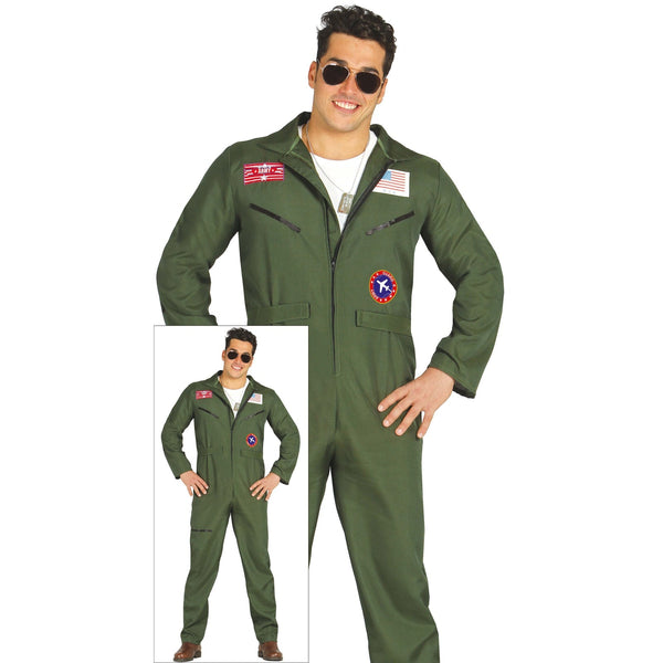 Costume de pilote de chasse, adulte