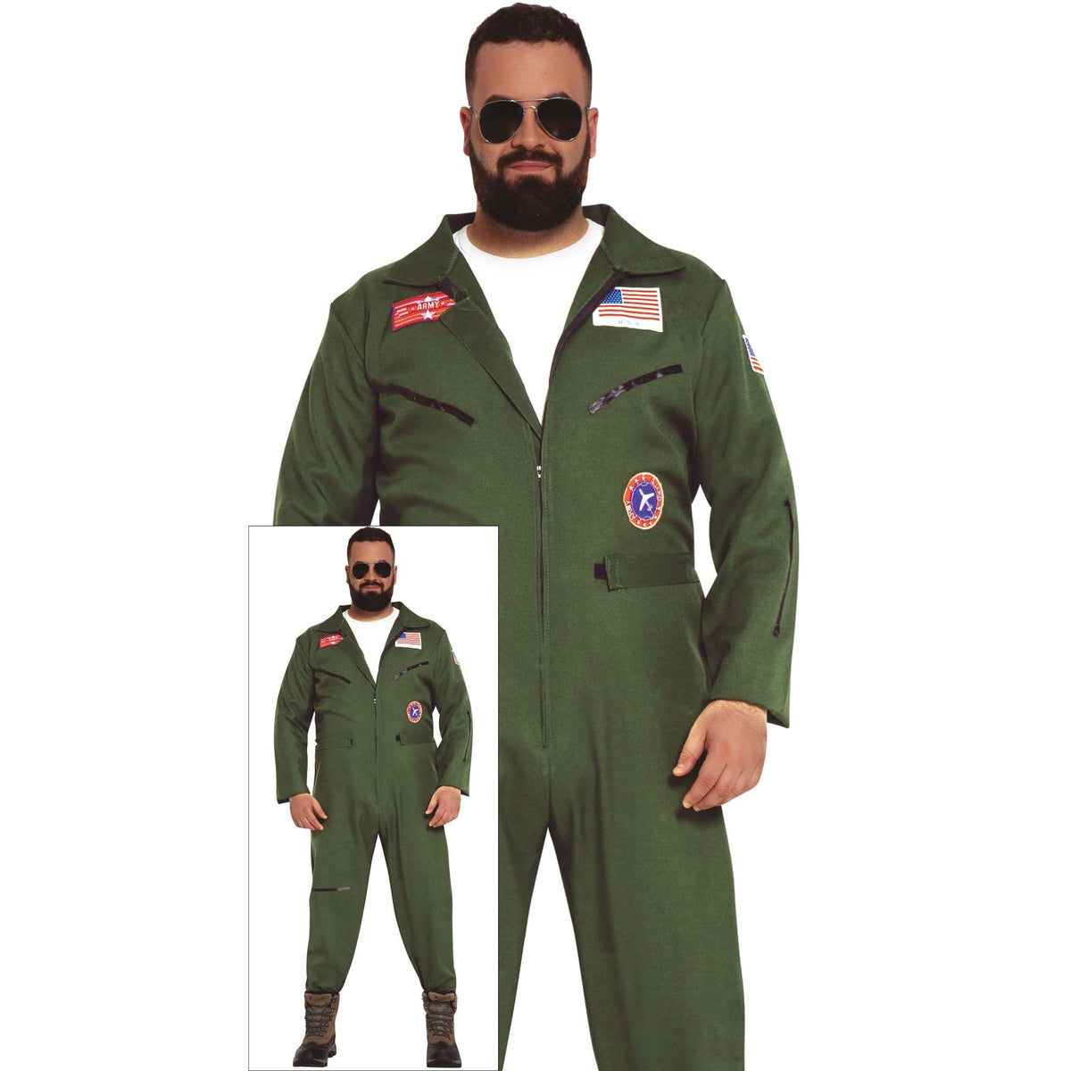 Costume de pilote de chasse, adulte — vue 2