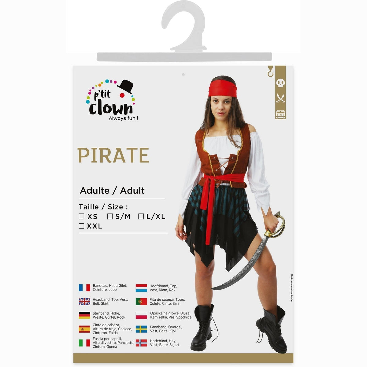 Costume de pirate, femme — vue 4