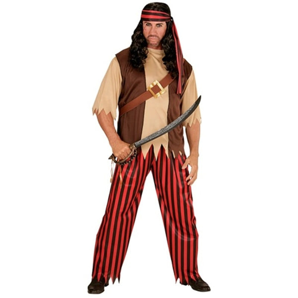 Costume de pirate rayé, homme