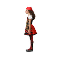 Costume de pirate à robe rayée, fille — vue 2