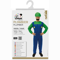 Costume de plombier vert, adulte — vue 4