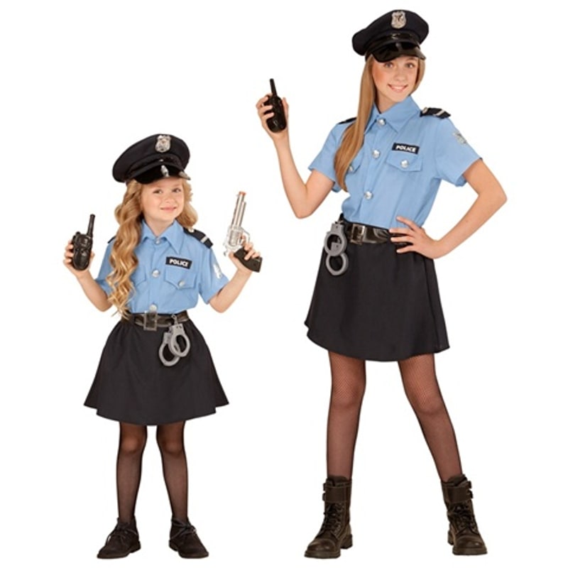 Costume de policière, fille