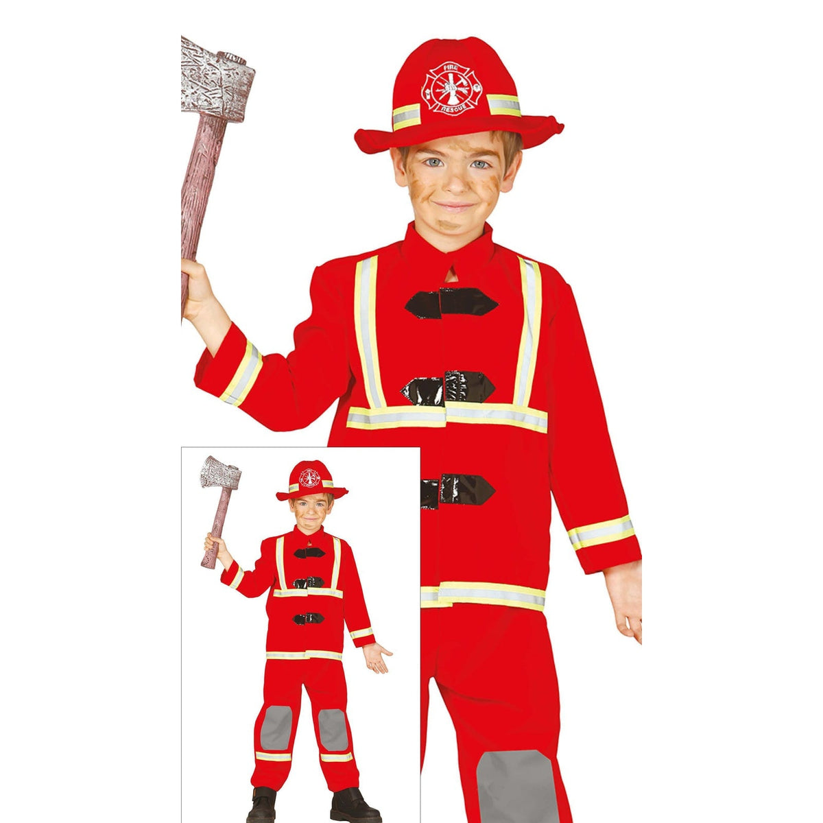 Costume de pompier, enfant