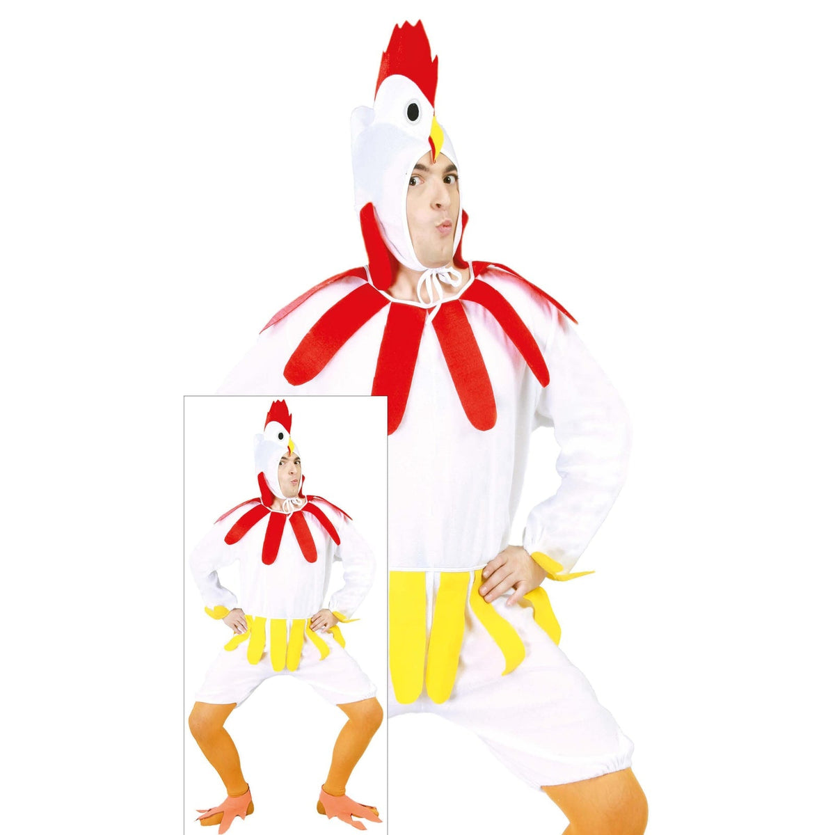 Costume de poule, adulte