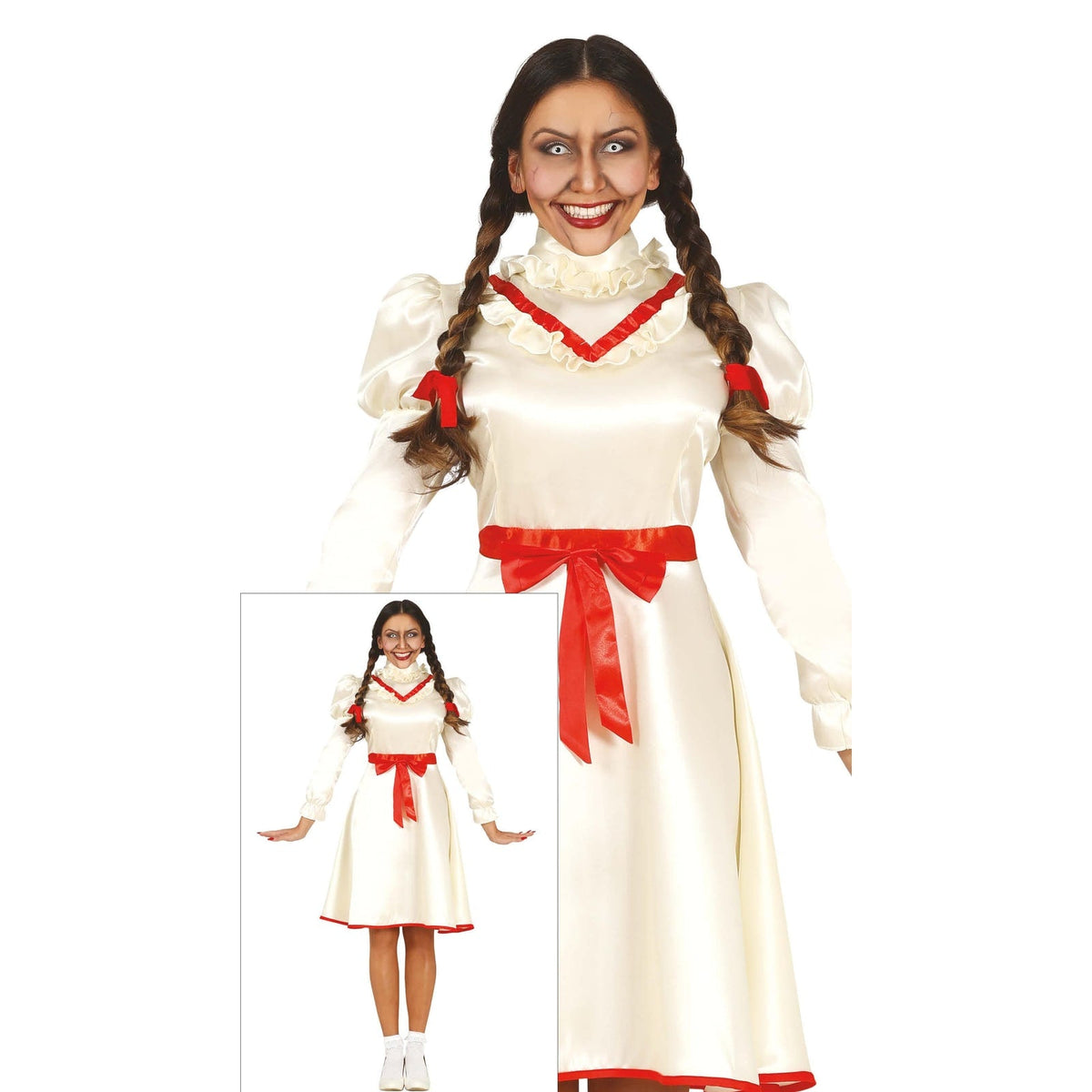 Costume de poupée maudite, femme