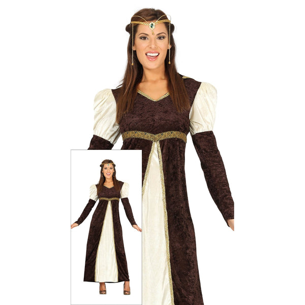 Costume de princesse médiévale, adulte
