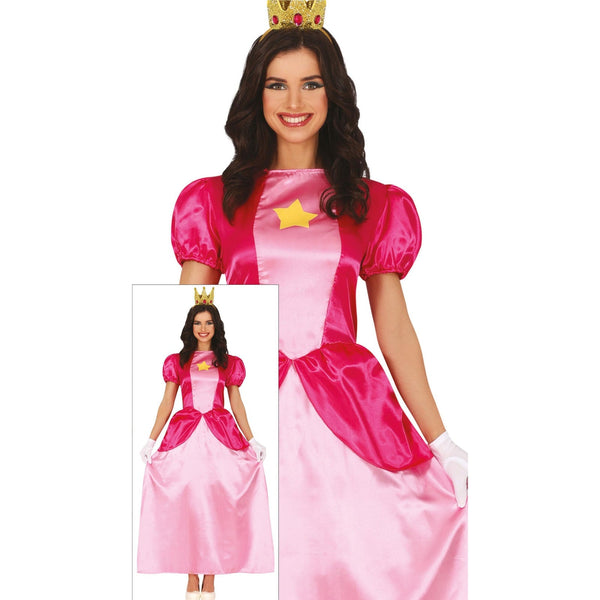 Costume de princesse rose, adulte