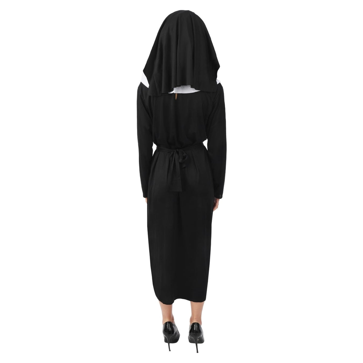 Costume de religieuse noir et blanc, adulte — vue 3