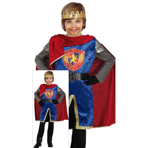 Costume de roi médiéval, enfant