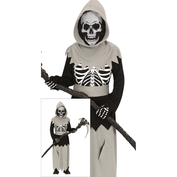 Costume de squelette masqué, enfant