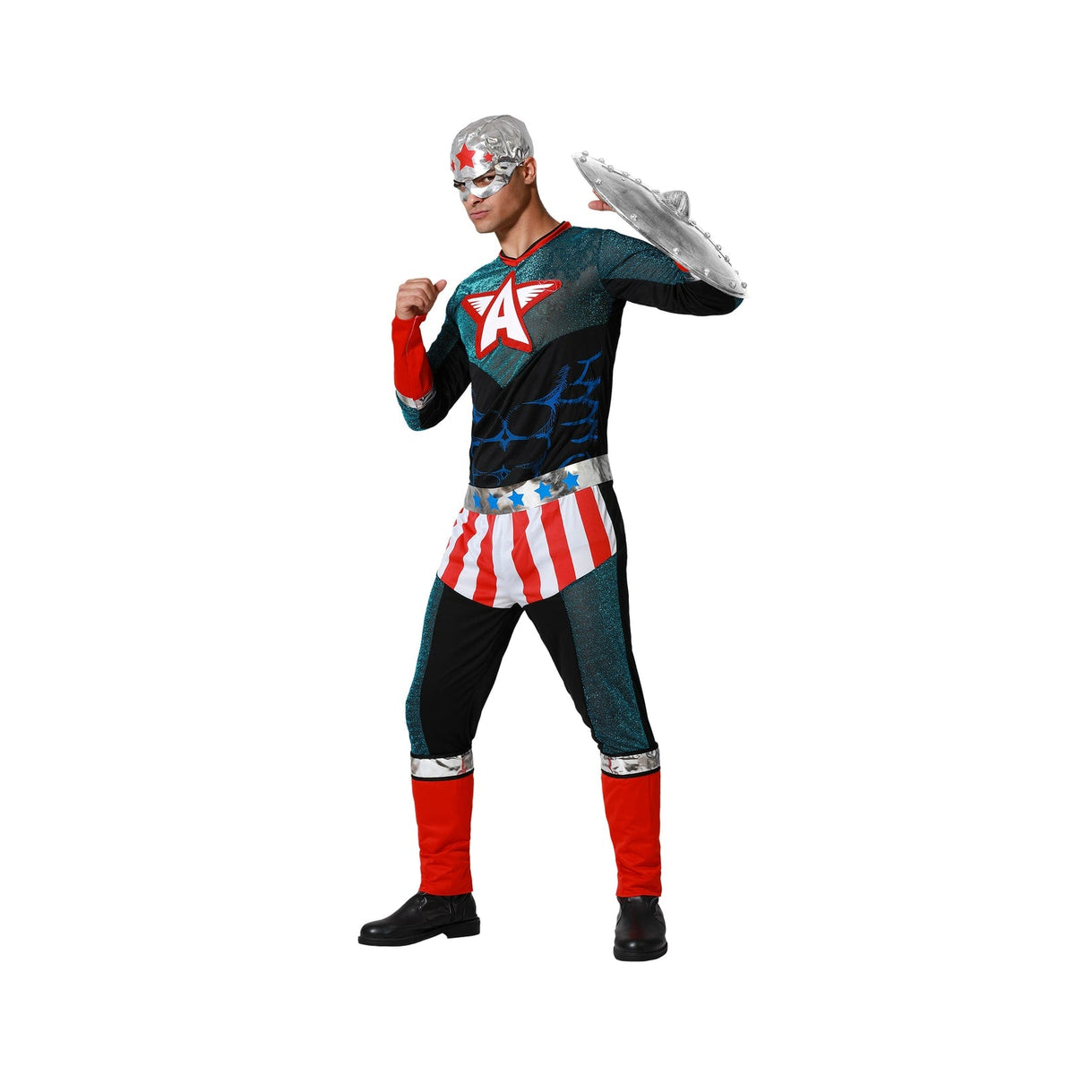 Costume de super-héros étoilé, adulte