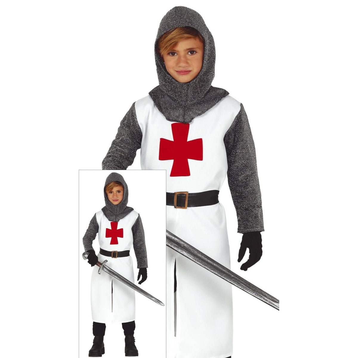 Costume de templier, enfant