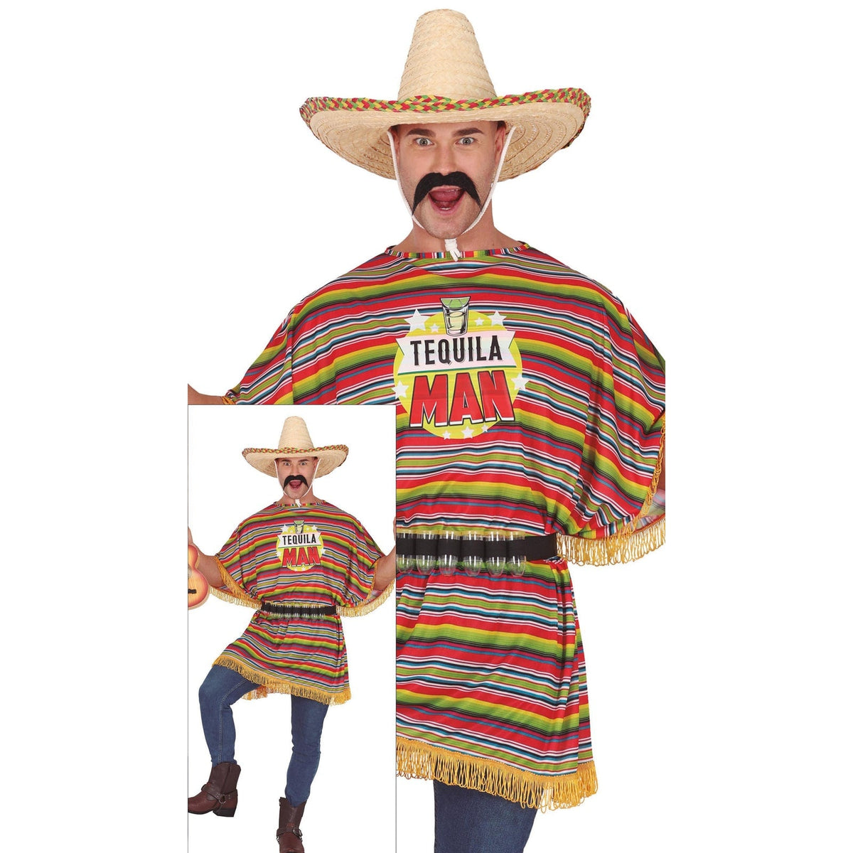 Costume Tequila Man, adulte