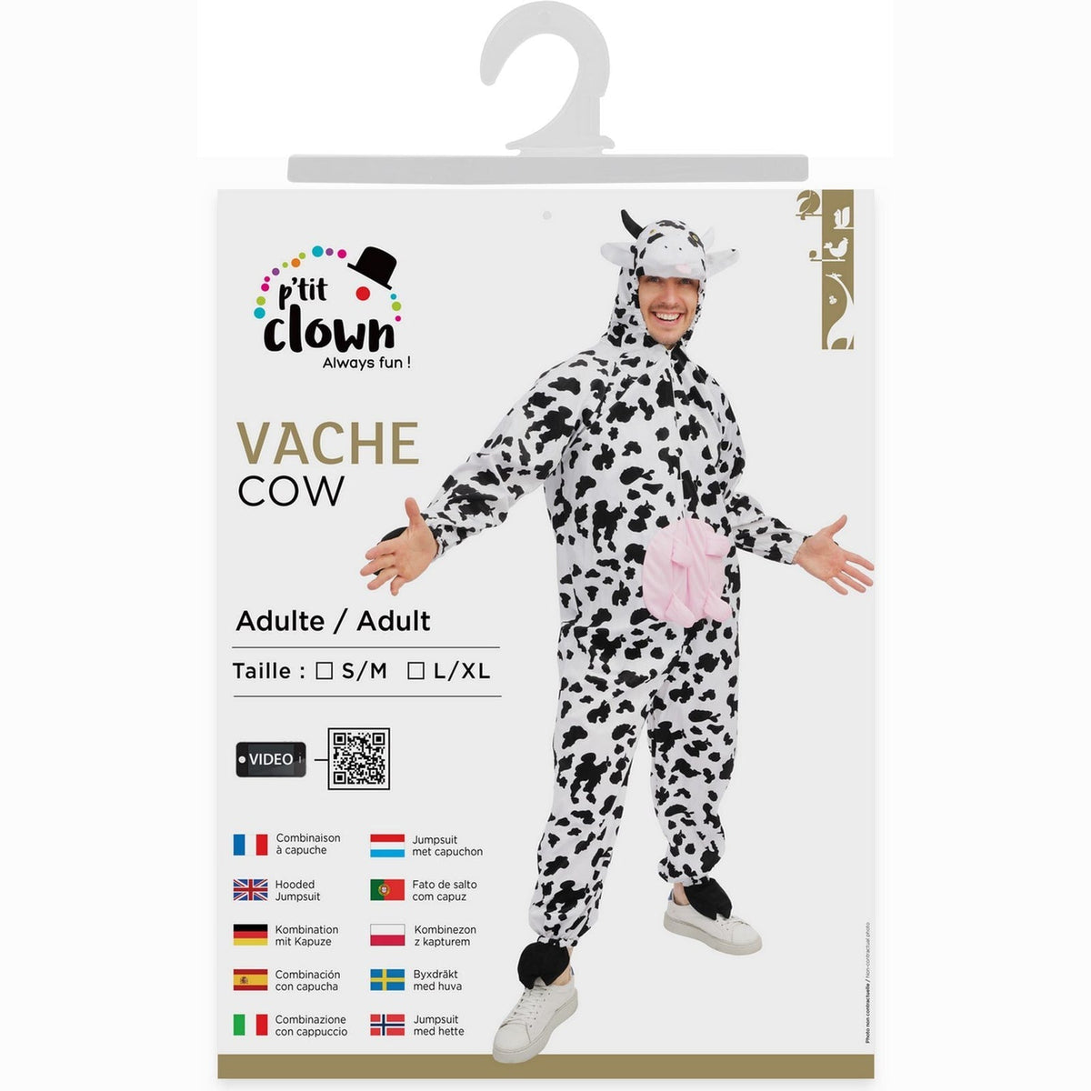 Costume de vache, adulte — vue 5