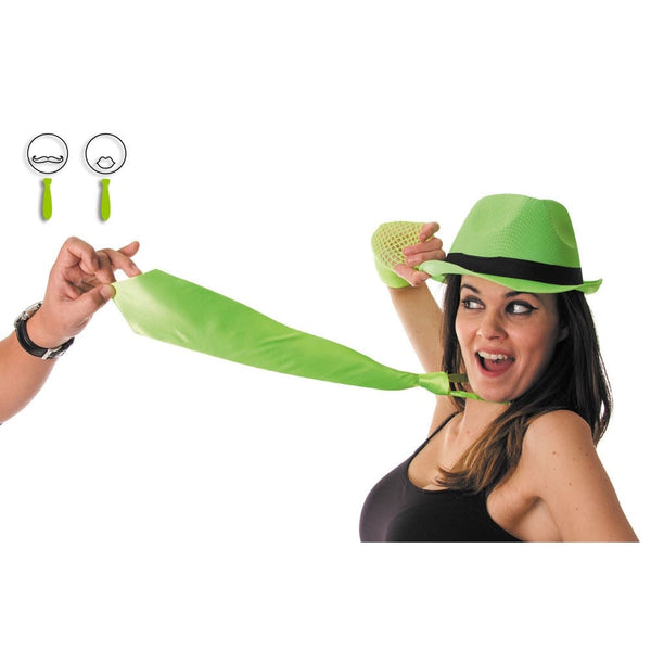 Cravate fluo verte