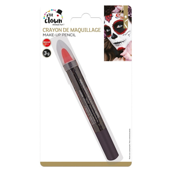 Crayon de maquillage gras, rouge ou blanc