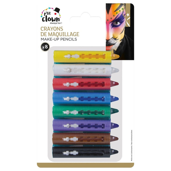 Crayons de maquillage, lot de 8