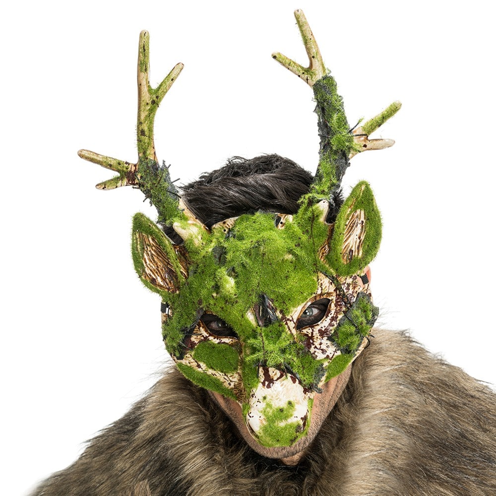 Demi-masque de cerf