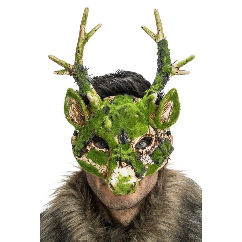 Demi-masque de cerf — vue 2