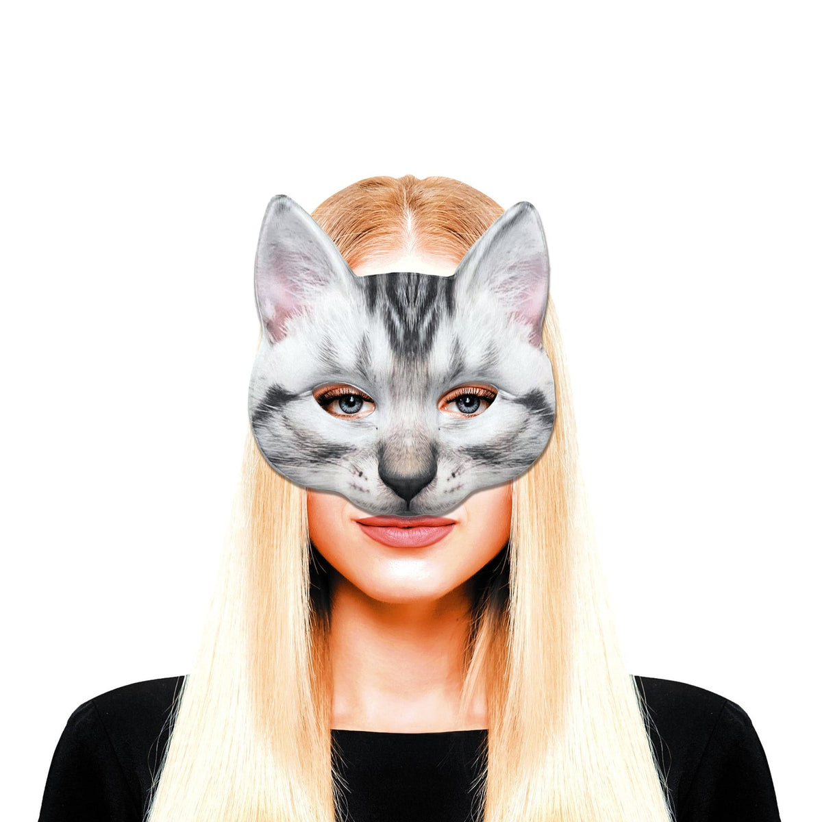 Demi-masque de chat réaliste — vue 2
