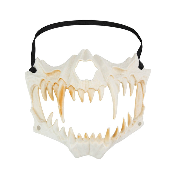 Demi-masque mâchoire à crocs