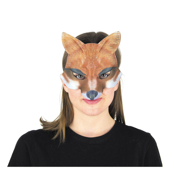 Demi-masque de renard réaliste