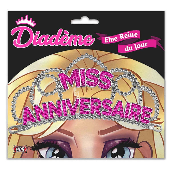 Diadème « Miss anniversaire »