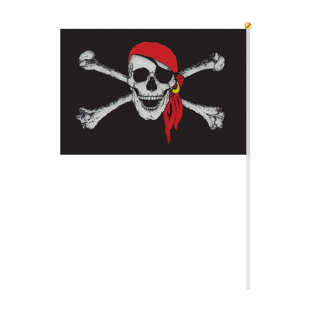 Drapeau pirate, 30 x 45 cm