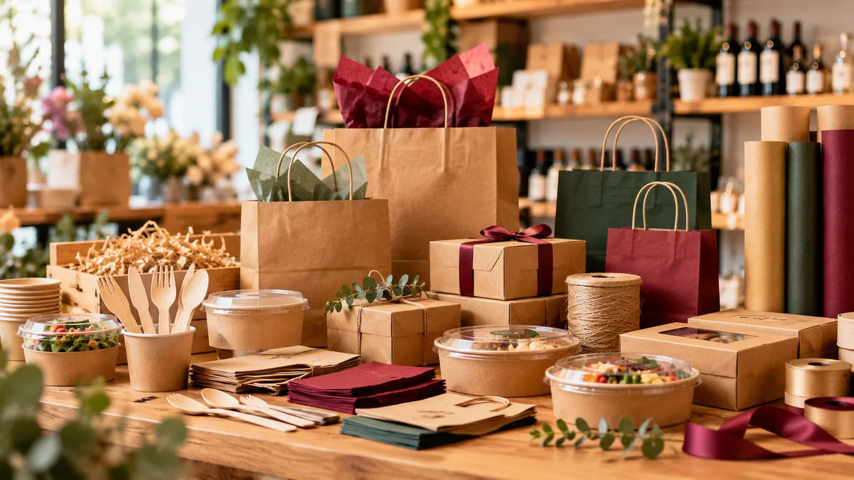 Emballages et fournitures pour les commerces et restaurants