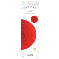 Éventail alvéolé en papier, 50 cm