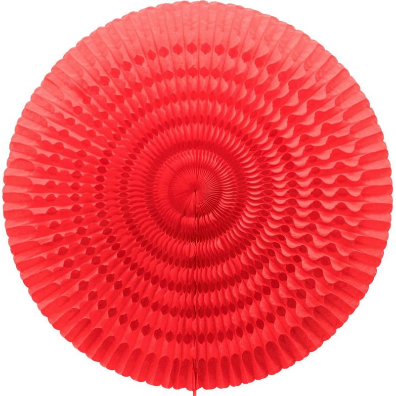 Éventail alvéolé en papier, 50 cm — vue 3
