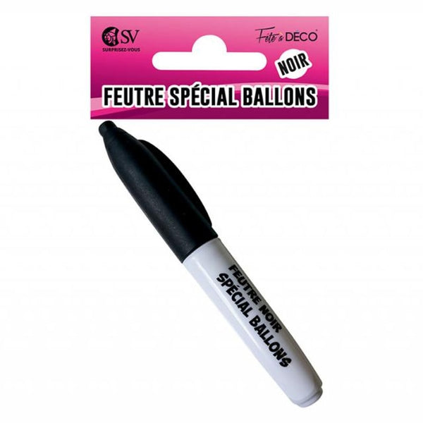 Feutre noir spécial ballons