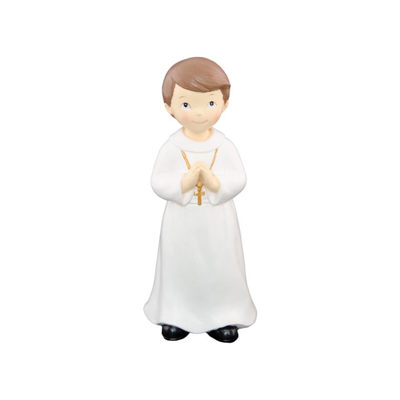 Figurine communiant en prière, 15 cm