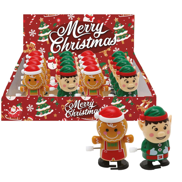 Figurine de Noël mécanique qui marche, 7 cm
