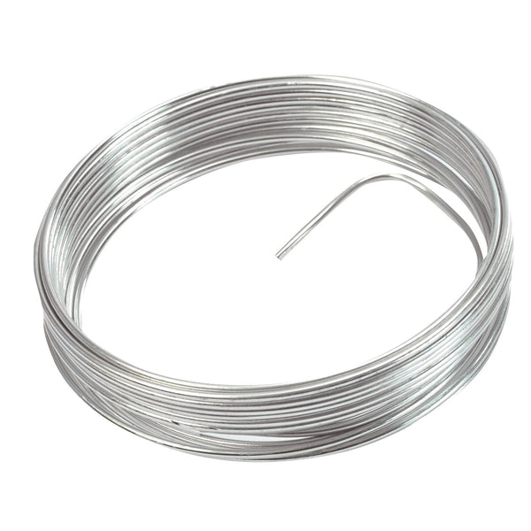 Fil métallique 2 mm, 5 m, or ou argent