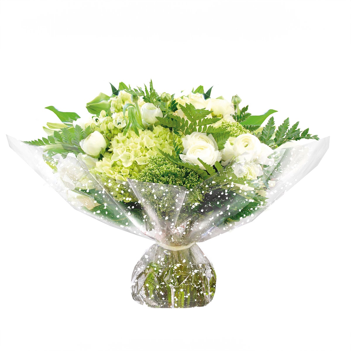 Film fleuriste à pois blancs, 0,80 x 120 m — vue 3
