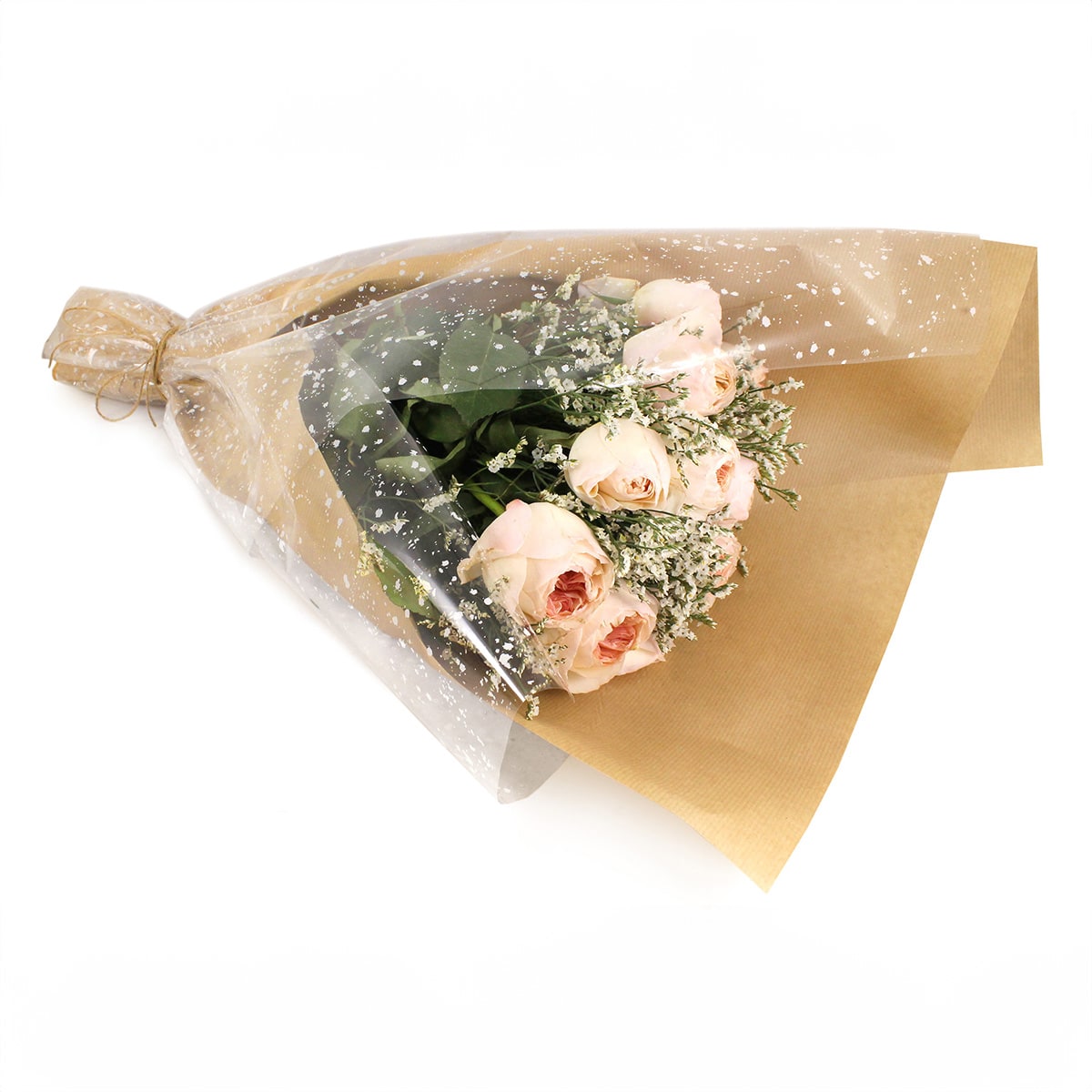 Film fleuriste à pois blancs, 0,80 x 120 m — vue 4