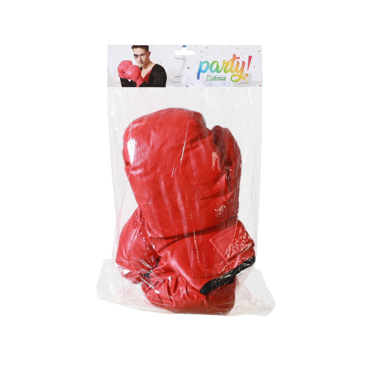 Gants de boxe rouges — vue 2