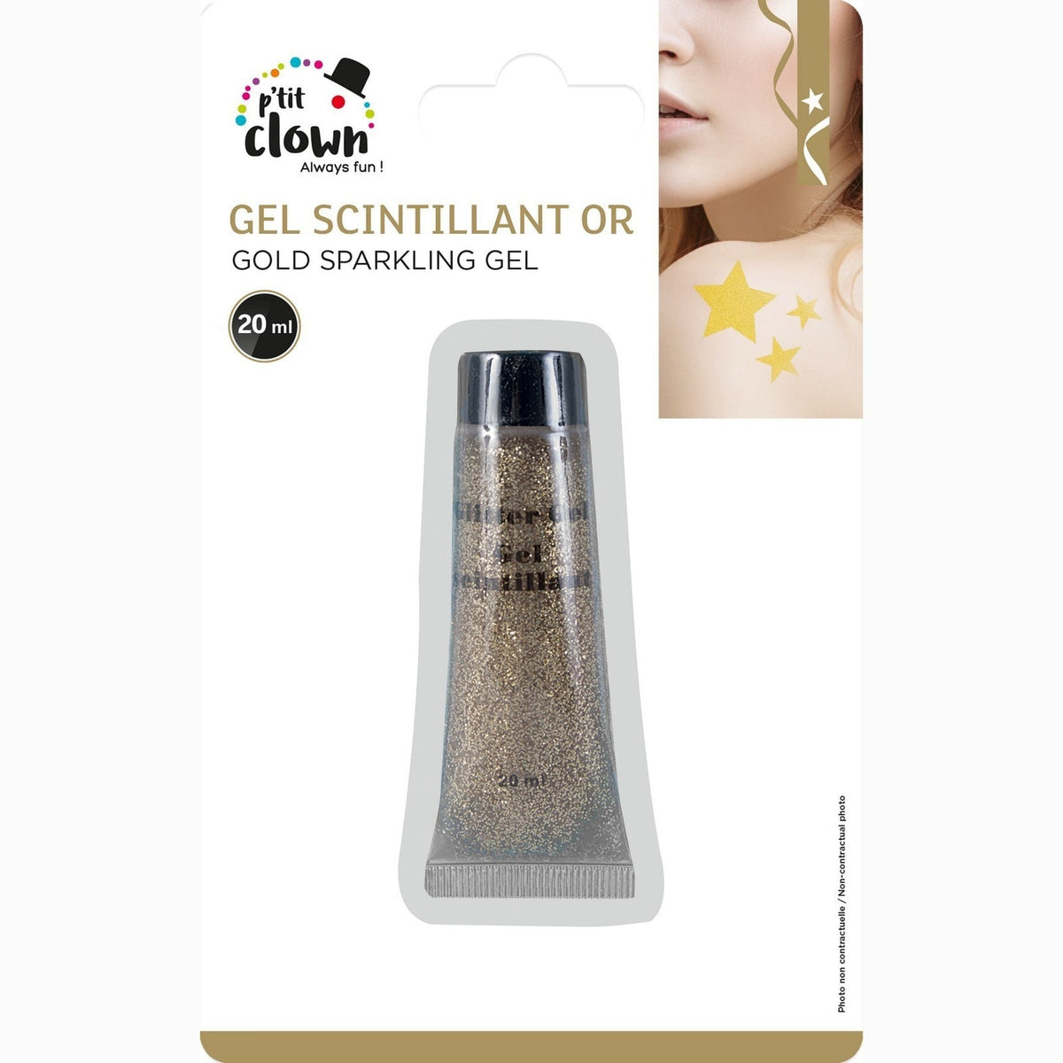Gel pailleté or, tube de 20 ml — vue 4