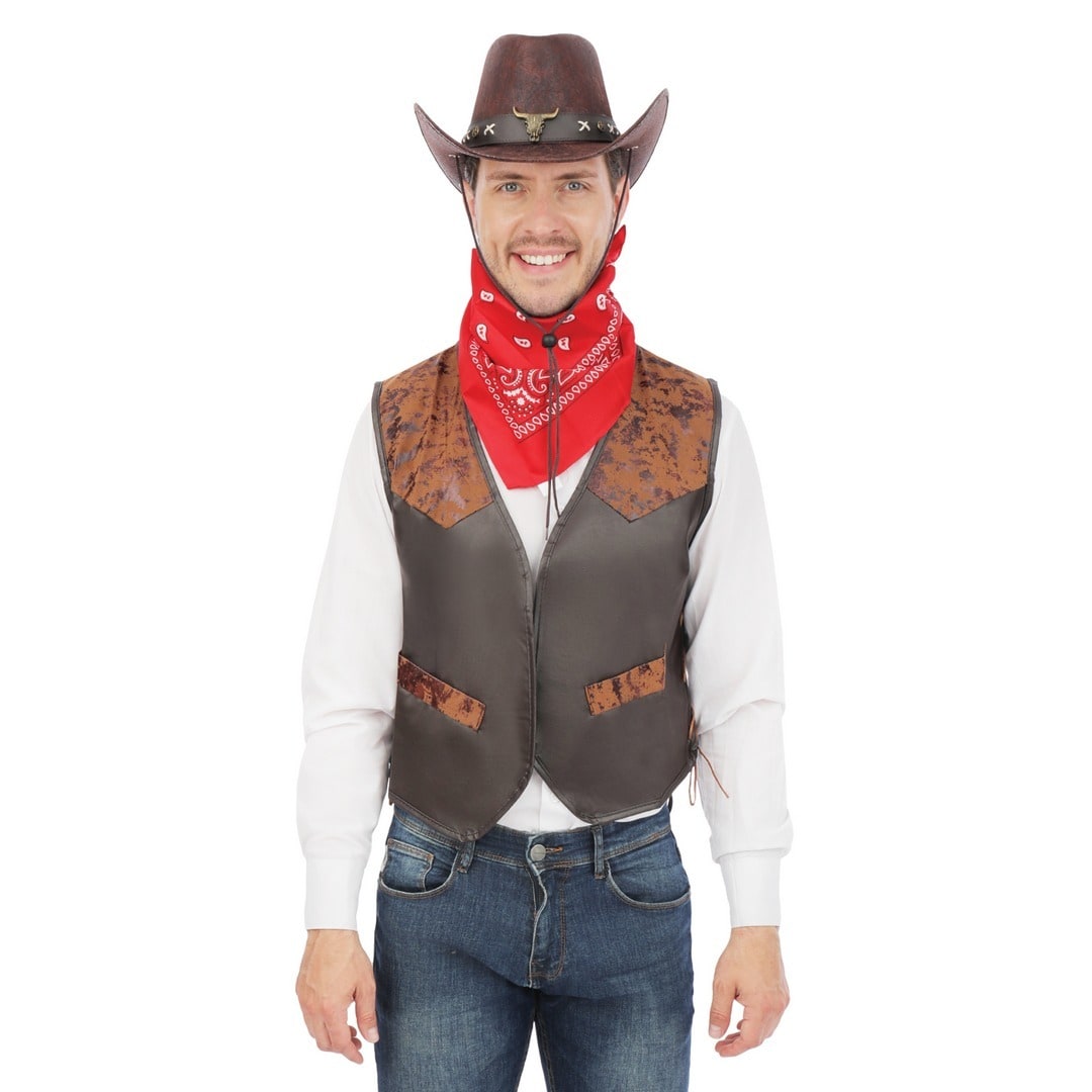 Gilet de cowboy sans manches, adulte — vue 3