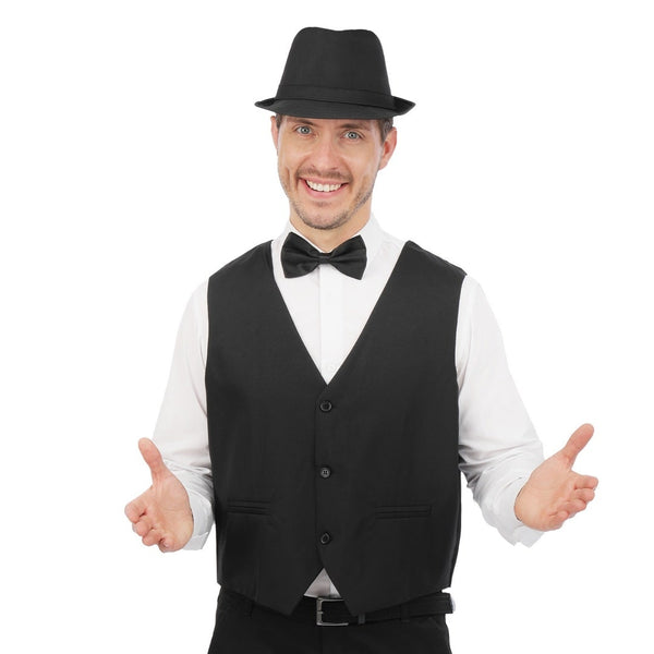 Gilet sans manches noir, adulte