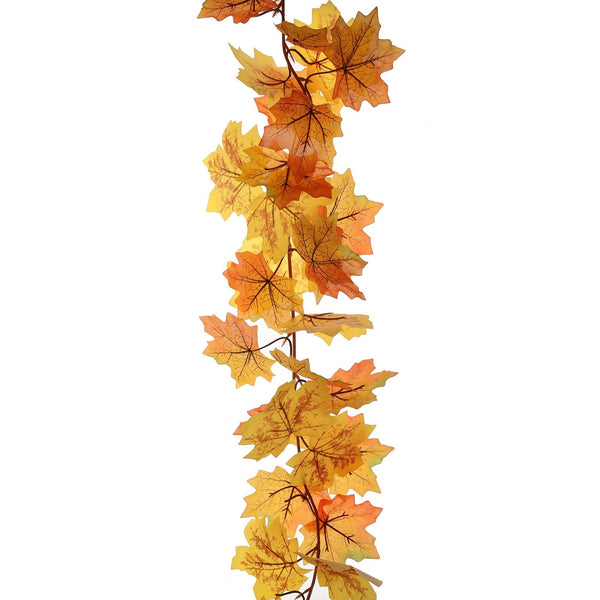 Guirlande de feuilles d'automne, 155 cm