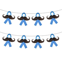 Guirlande Movember moustaches, 10 m
