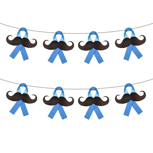 Guirlande Movember moustaches, 10 m